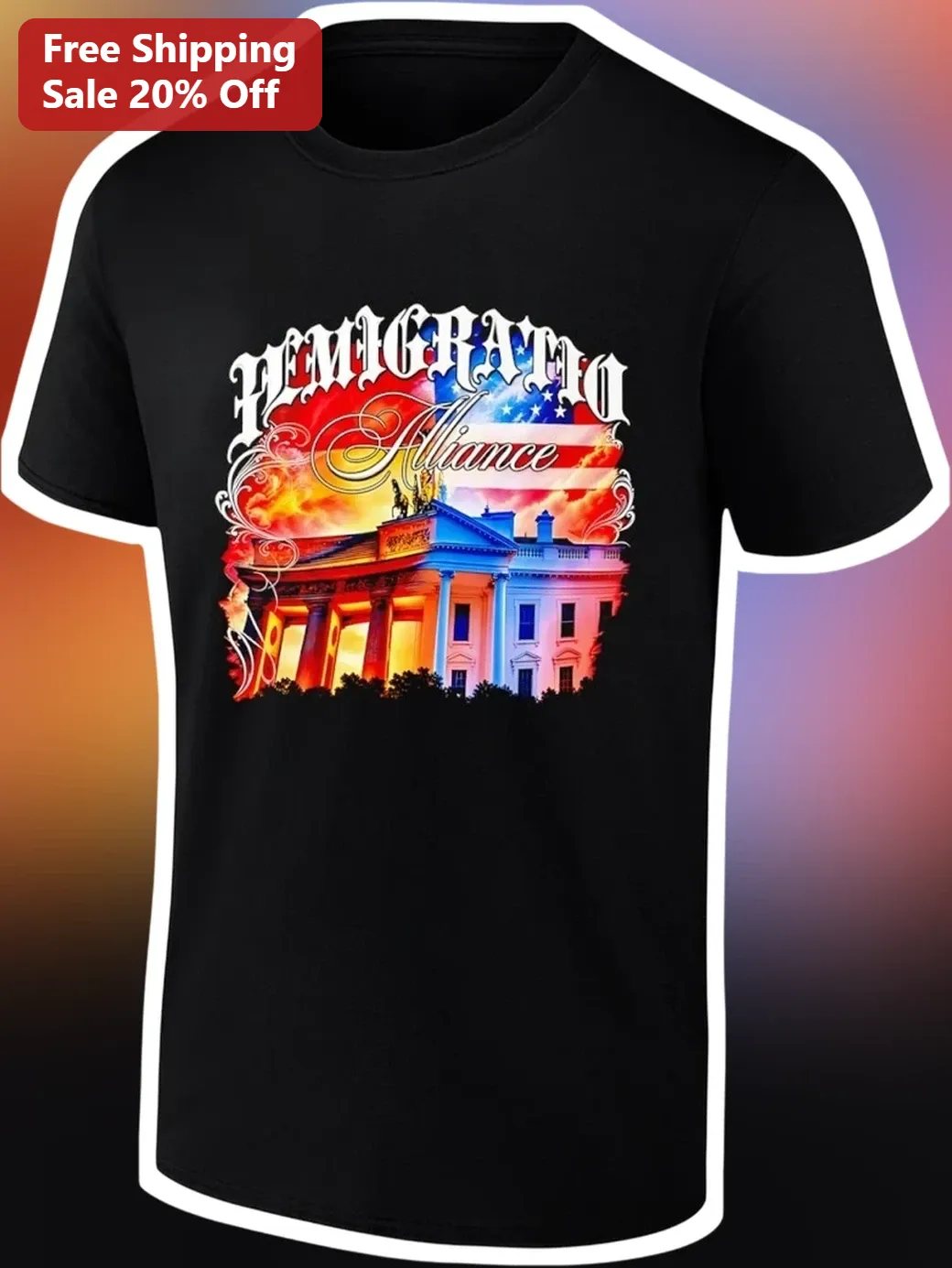 FEMIGRATIO Alliance Tee Conservative Women Patriotic Political Graphic Shirt