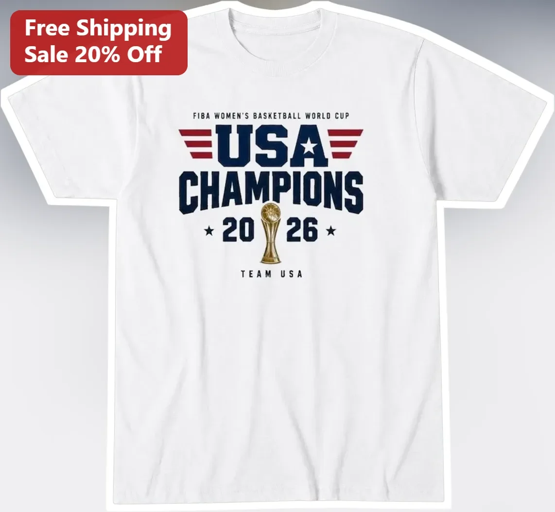 FIBA Women's Basketball World Cup USA Champions Team USA Tee