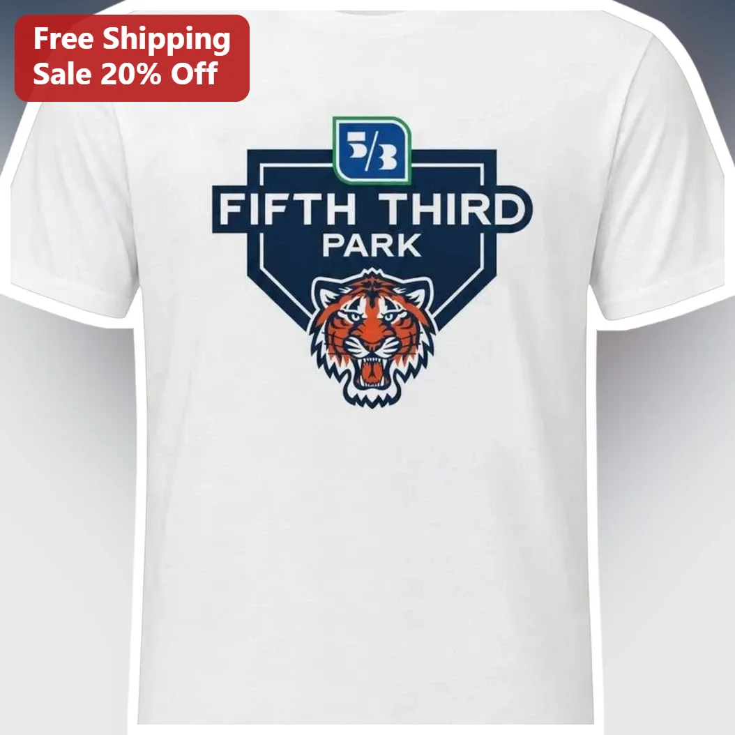 Fifth Third Park Tee Detroit Tigers Baseball Stadium Shirt Gift for Fans