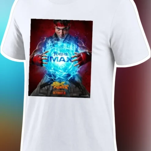 Filmed For Imax Street Fighter Ryu Graphic Tee