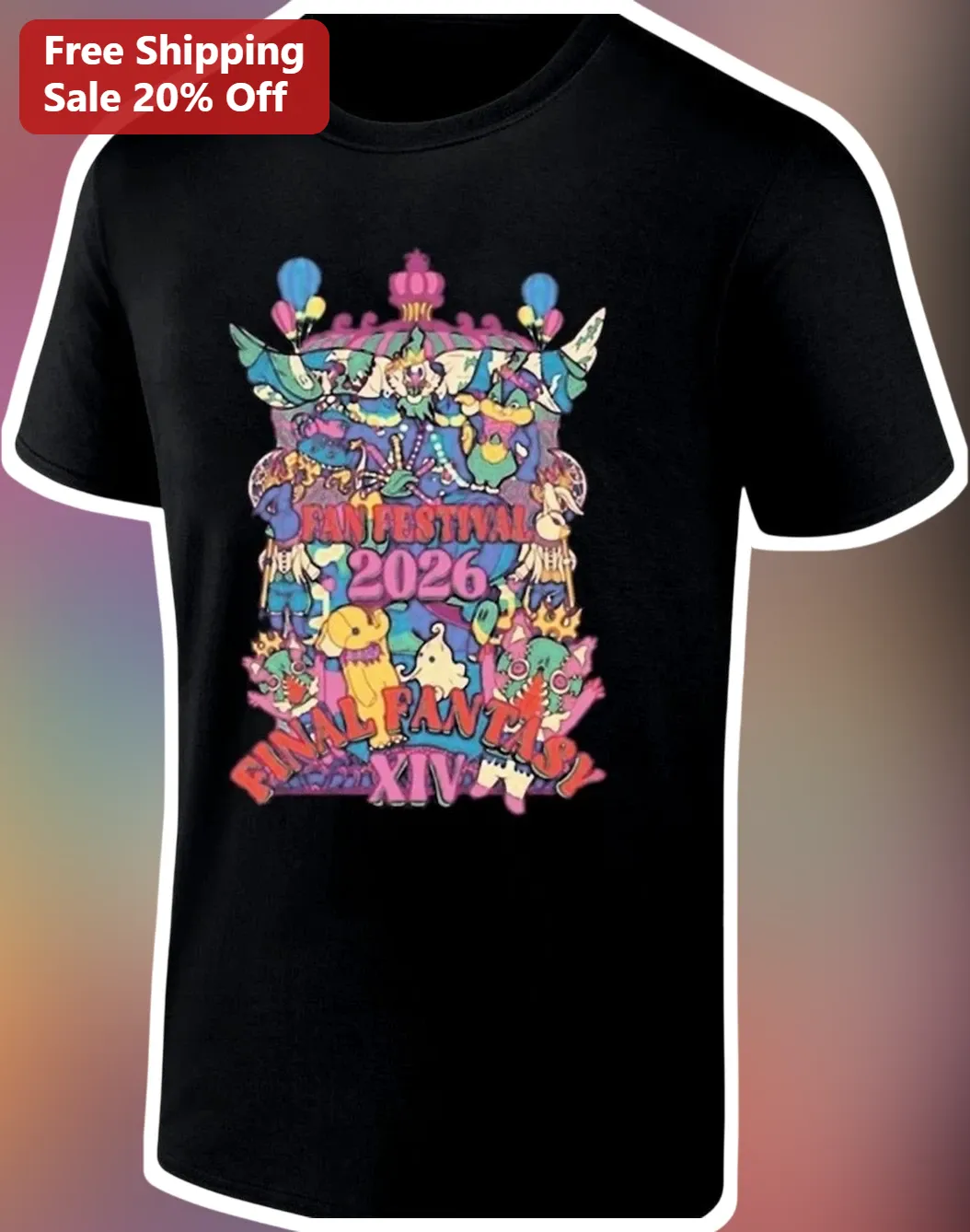 Final Fantasy XIV Fan Festival 2026 Tee Anaheim MMORPG Gaming Shirt