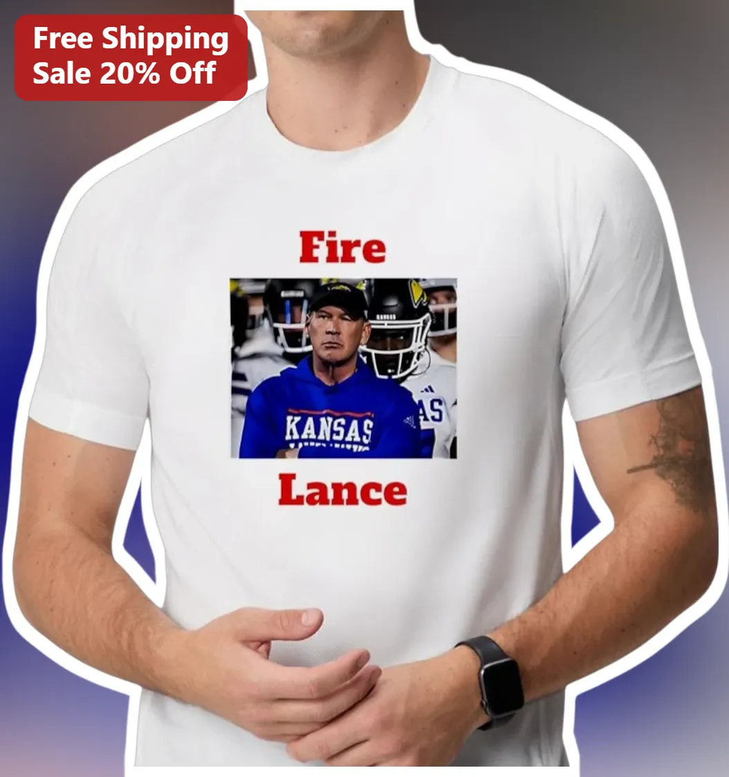 Fire Lance Tee John Cena Kansas Jayhawks Wrestling Meme Shirt