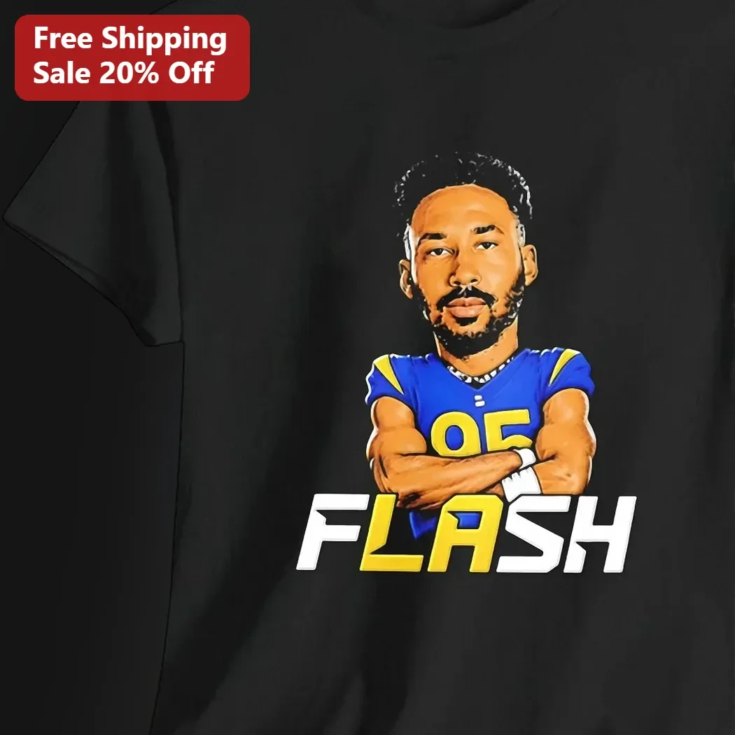 Flash Tyreek Hill Graphic Tee NFL Football Player Portrait Shirt for Men