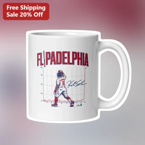 Flipadelphia Bryce Harper Signature Baseball Mug Philadelphia Phillies Fan Gift