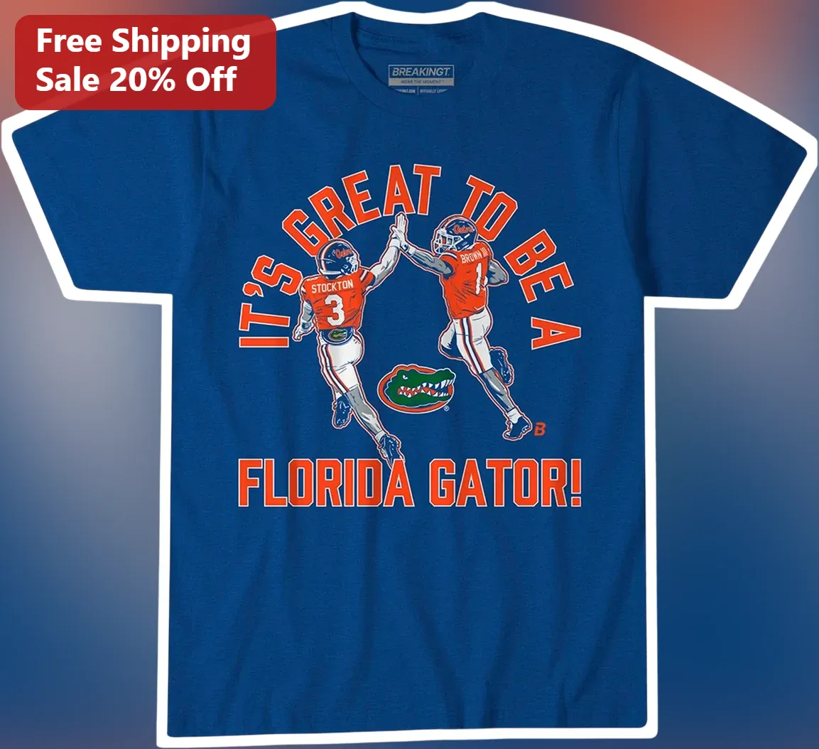 Florida Gator It's Great To Be A Florida Gator Tee Vintage College Football Fan Gift