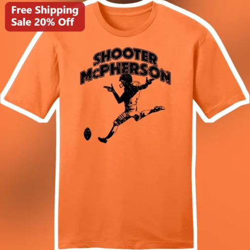 Football Kicker Silhouette Tee Personalized Custom Name Gift for Youth Players Coaches