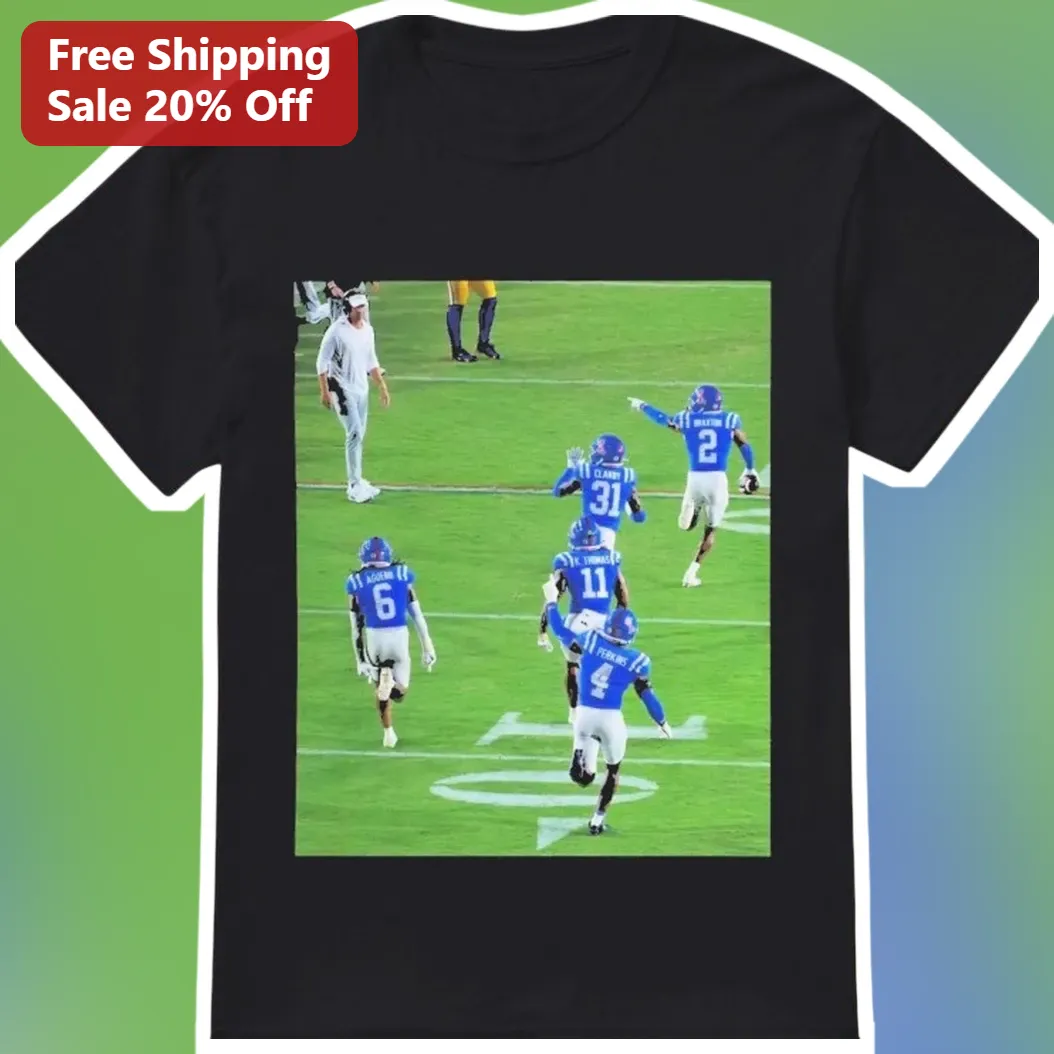 Football Players Celebrating Photo Tee American Football Team Graphic Shirt for Sports Fans