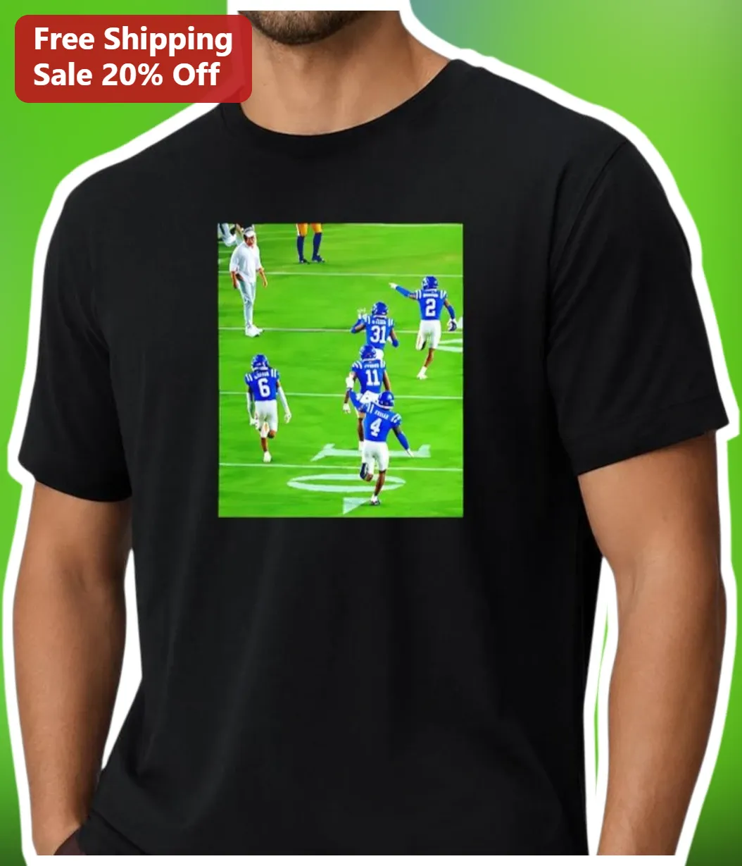 Football Team Celebration Photo Tee Custom American Football Player Graphic Shirt Gift