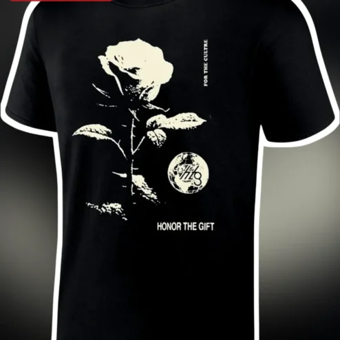 For The Culture Honor The Gift Graphic Tee Black Urban Streetwear Shirt