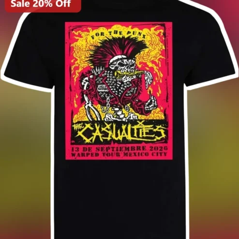 For The Punk The Casualties Graphic Tee