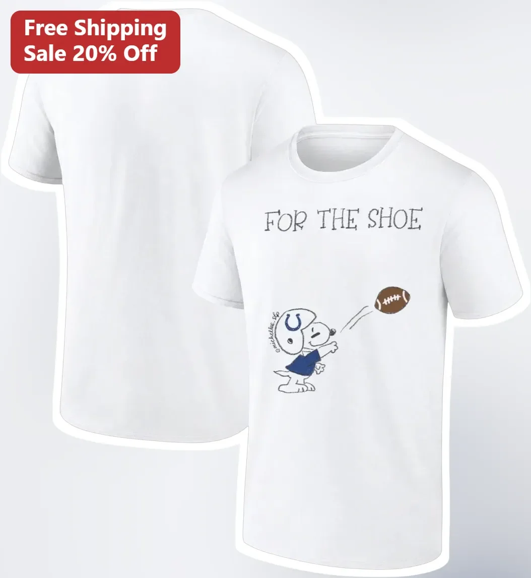 For The Shoe Snoopy Indianapolis Colts NFL Fan Graphic Tee