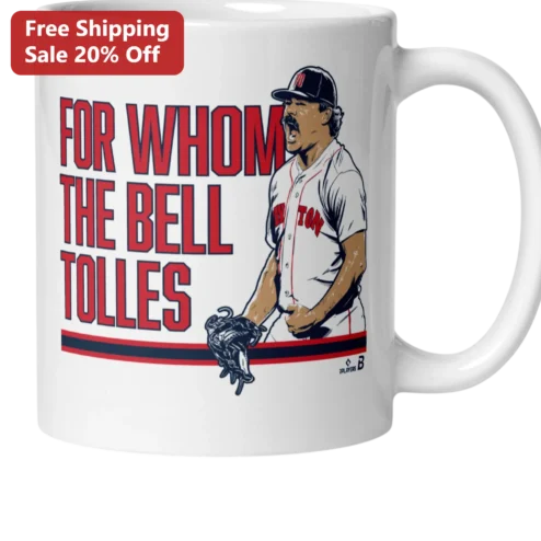 For Whom The Bell Tolles Bruce Hurst Boston Red Sox Pitcher Mug