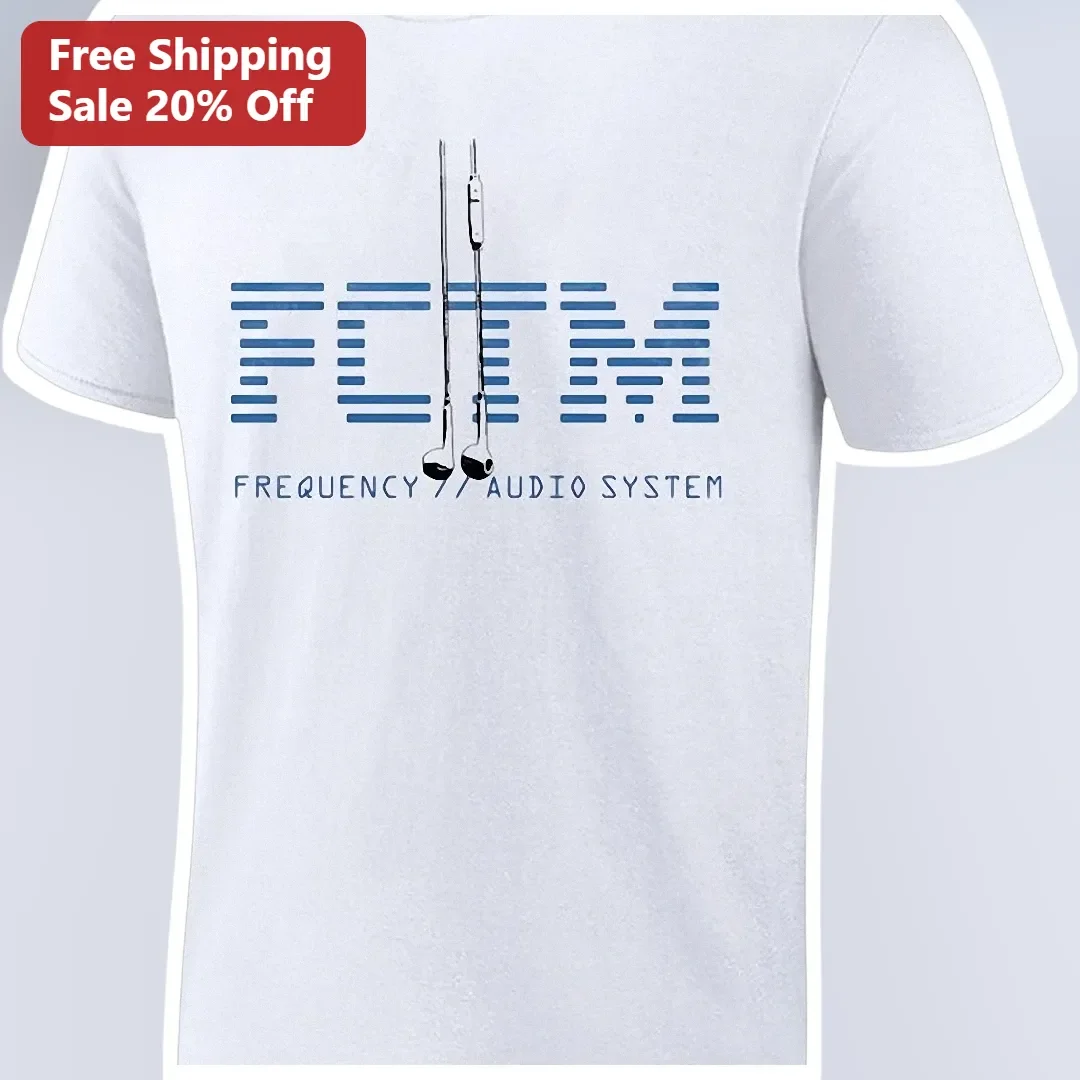 FOTM Frequency Audio System Tee Audiophile Sound Design Graphic Shirt for Music Lovers