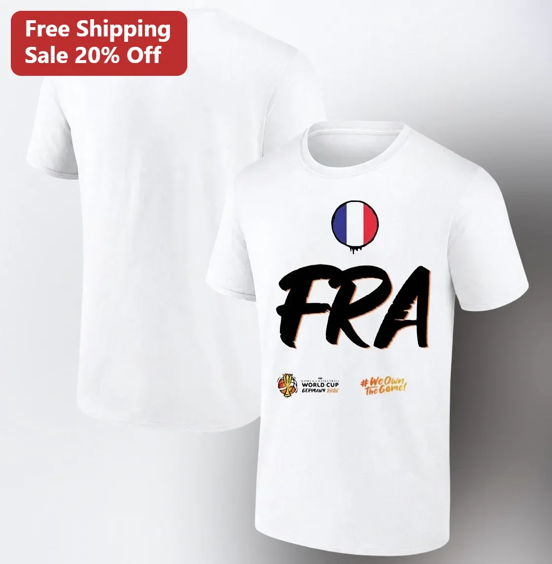 FRA We Own The Game French National Team Basketball Fan Tee