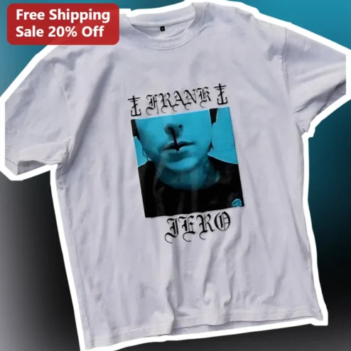 Frank Hero Tee Frank Ocean Gothic Typography Graphic T-Shirt for Music Fans