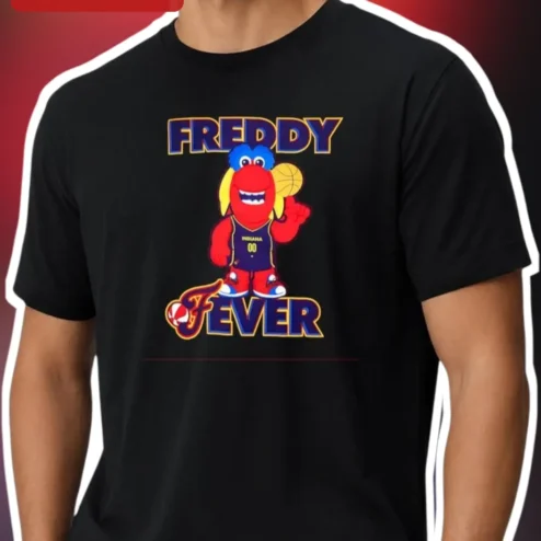 Freddy Fever Elmo Indiana WNBA Fan Graphic Tee