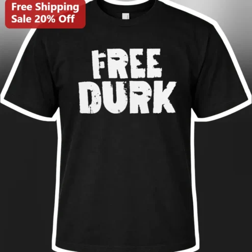 Free Durk Tee Lil Durk Merch Black Cotton Graphic T-Shirt