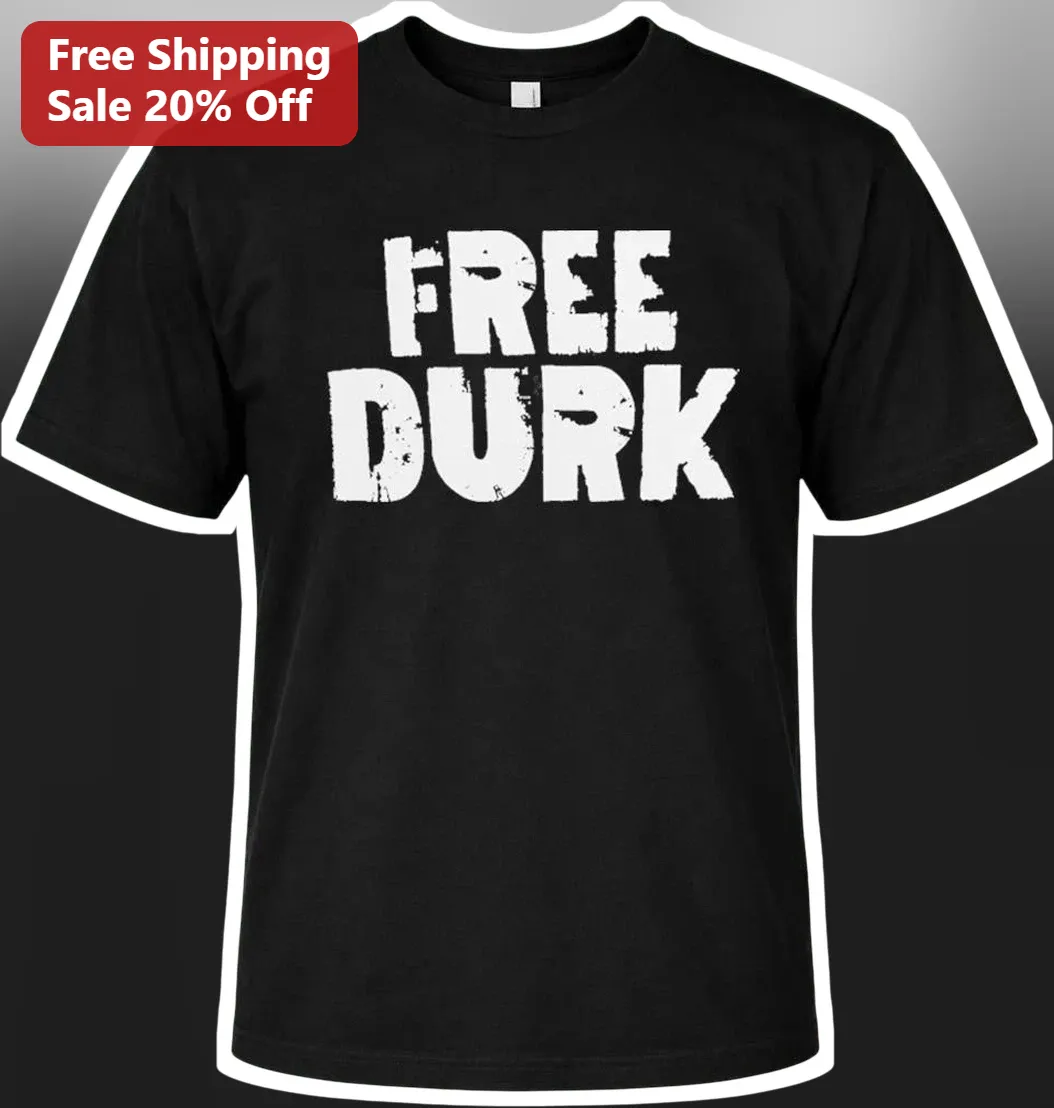 Free Durk Tee Lil Durk Merch Black Cotton Graphic T-Shirt