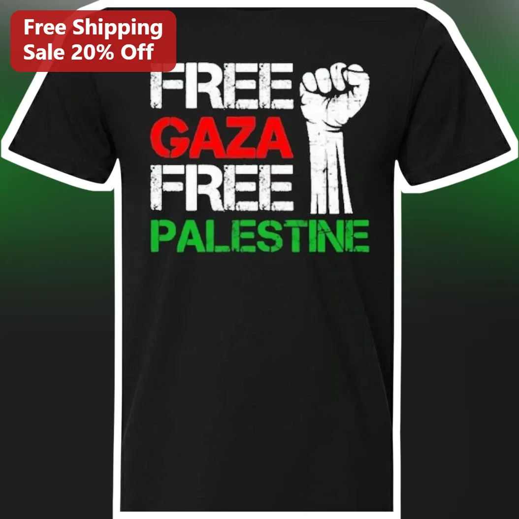 Free Gaza Free Palestine Tee Political Activist Solidarity Shirt