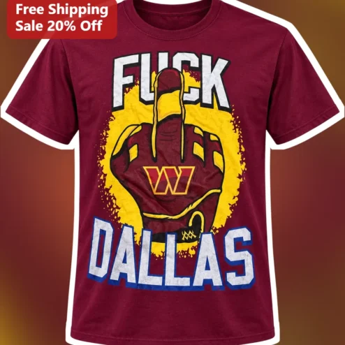 Fuck Dallas Tee Football Rivalry Graphic T-Shirt for Men Women NFL Fan Gift