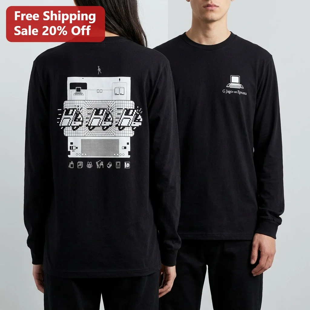 G Jago on Drums Long Sleeve Shirt Drummer Merch Music Producer Gift
