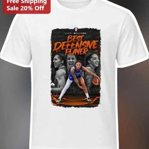Gabby Williams Best Defensive Player Tee FIBA World Cup France Basketball Fan Gift