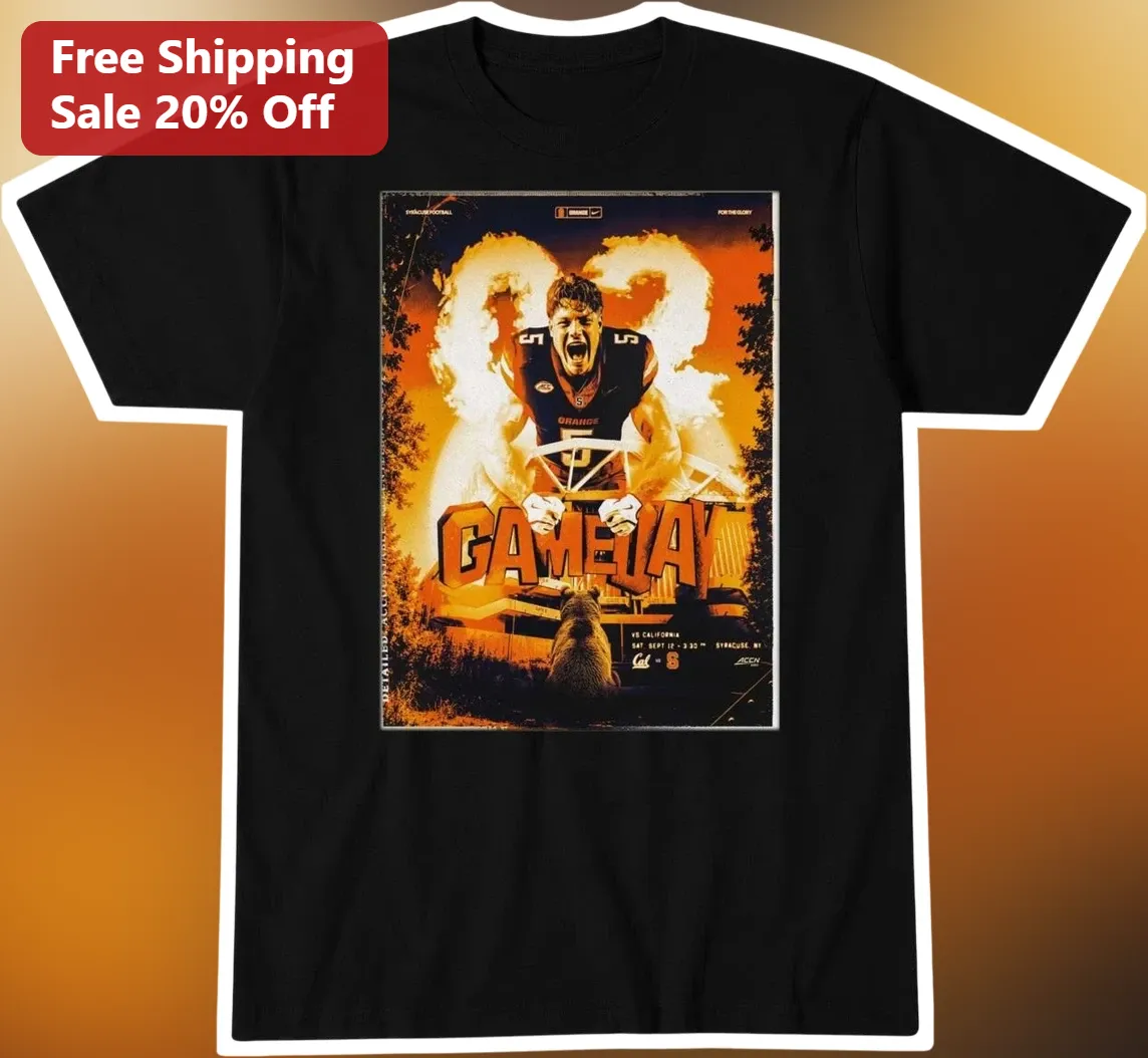 Game Day Tee Steve Angeli Syracuse Orange Football Fan Shirt