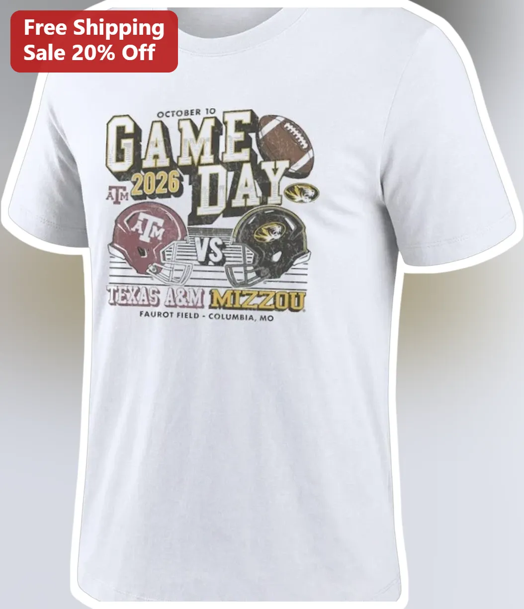 Game Day Texas A&M Vs Mizzou Tee Vintage Aggies Tigers Rivalry Shirt College Football Fan Gear Gift