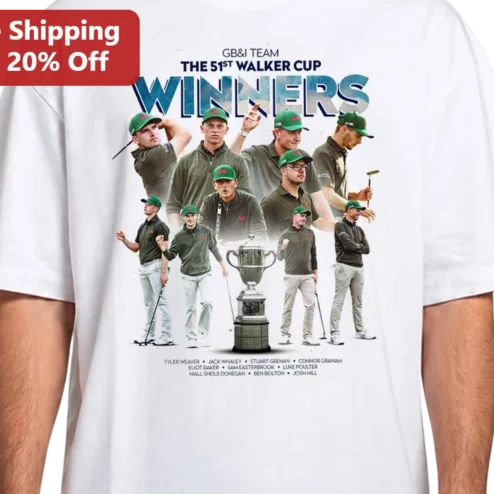 GB&I Team The 51st Walker Cup Winners Graphic Tee