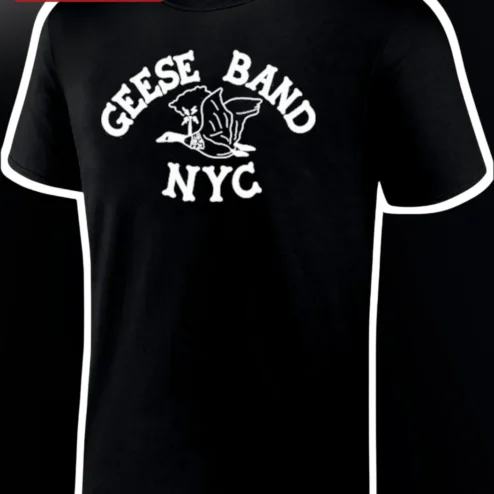 Geese Band NYC Tee Funny Goose Sunglasses Cocktail Graphic Shirt Retro Indie Rock Merch Gift