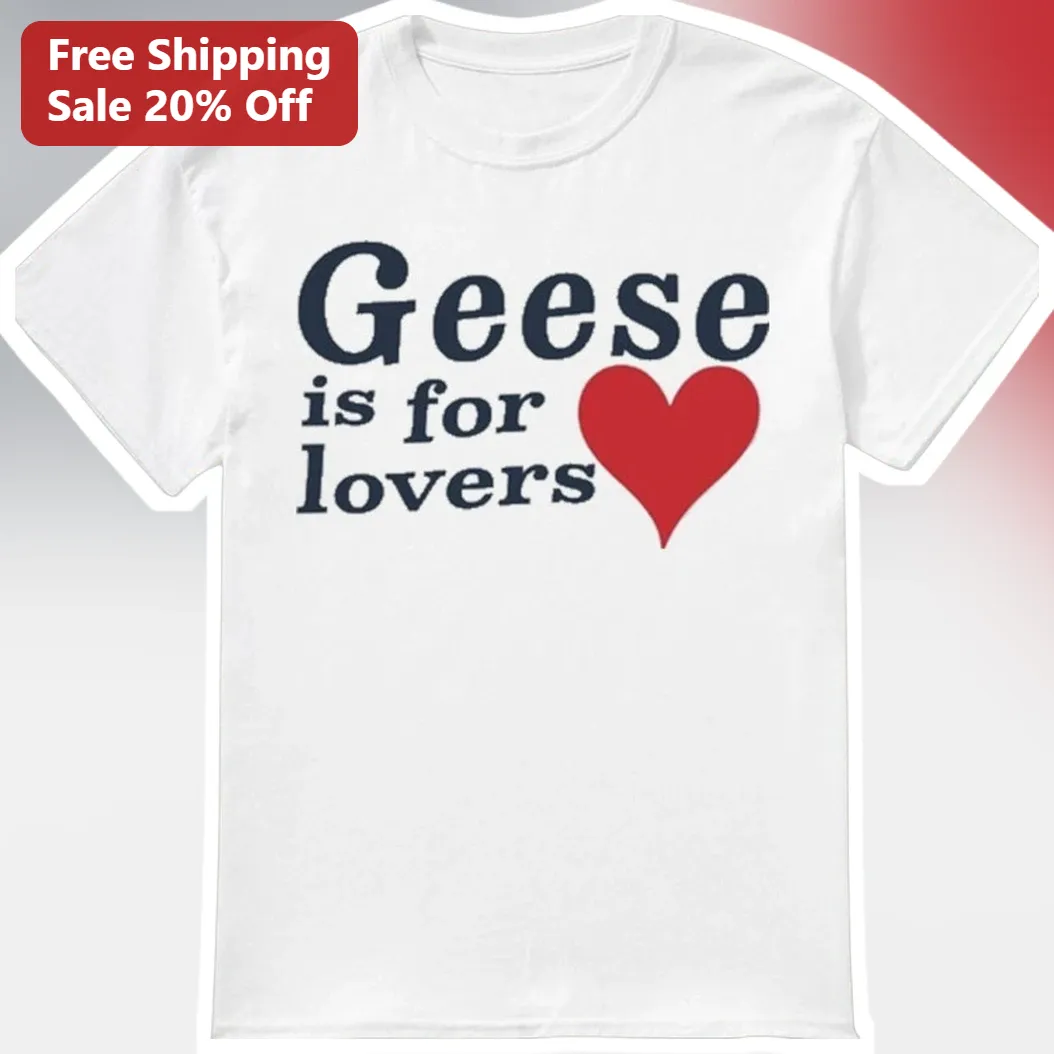 Geese Is For Lovers Tee Band Merch Graphic T-Shirt for Indie Rock Fans