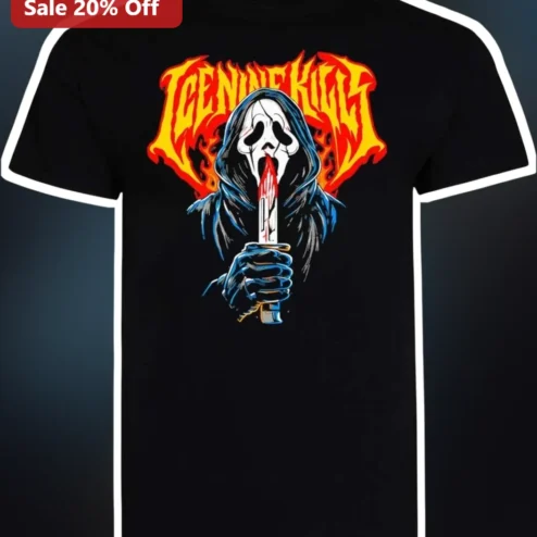 GENEKILL Tee Ghostface Scream Horror Movie Graphic Shirt Streetwear