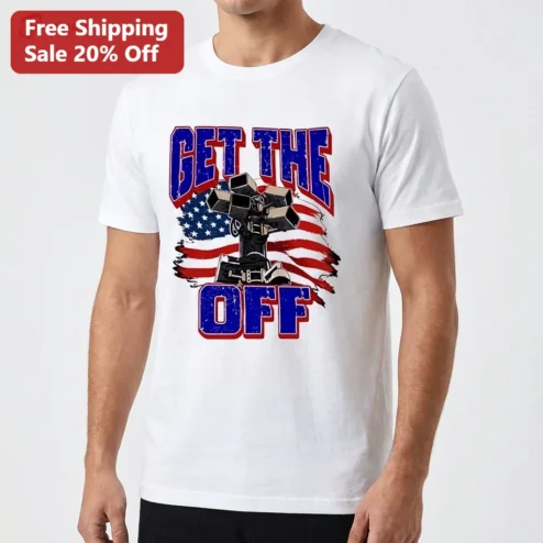 Get The Off American Flag Missile Launcher Tee Patriotic Tactical Military Graphic Shirt