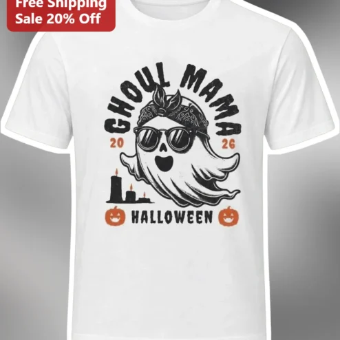 Ghoul Mama Halloween Tee Spooky Season Gift for Moms