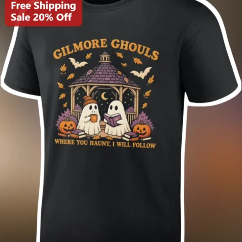 Gilmore Ghouls Where You Haunt I Will Follow Tee Stars Hollow Halloween Gift