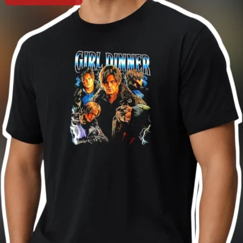 Girl Dinner Tee Backstreet Boys Meme Graphic Shirt Y2K Pop Culture Gift