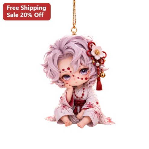 Giyuu Tomioka Demon Slayer Ornament Chibi Anime Christmas Gift for Fans
