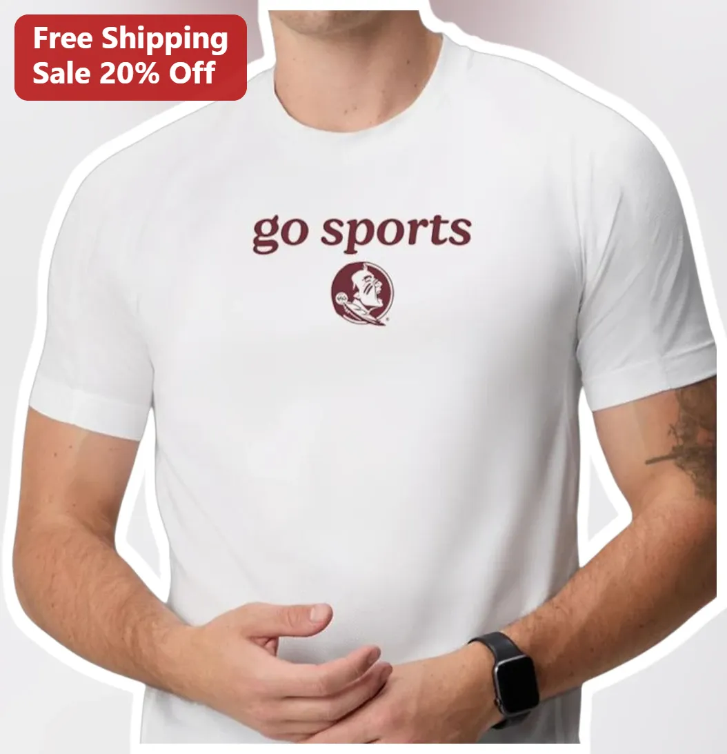 Go Sports Tee Florida State Seminoles Fan Graphic Shirt Game Day Apparel