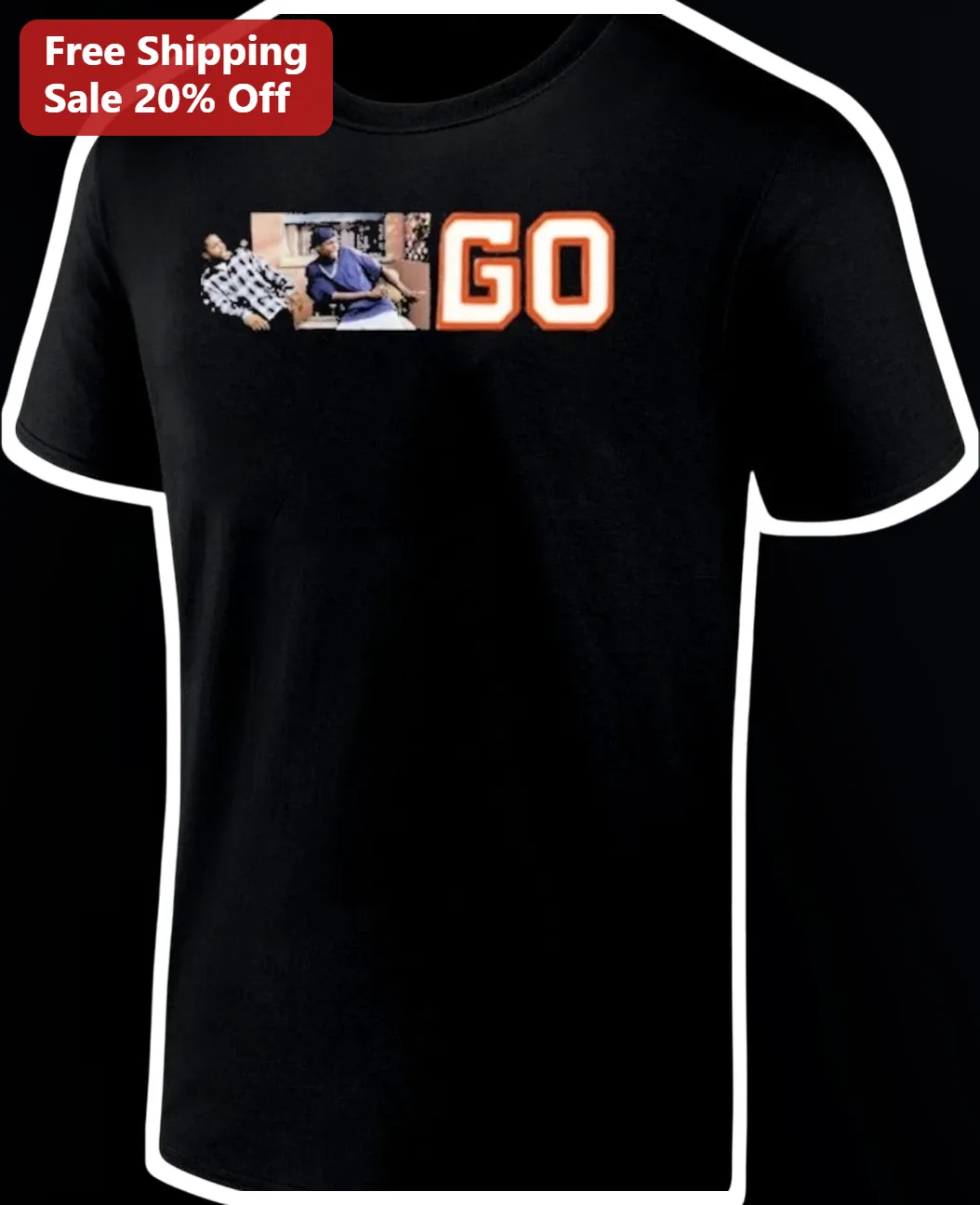 GO Tee Will Smith Fresh Prince of Bel-Air Retro Hip Hop Graphic Tee