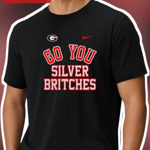 Go You Silver Britches Vintage Georgia Bulldogs Tee UGA Football Fan Shirt