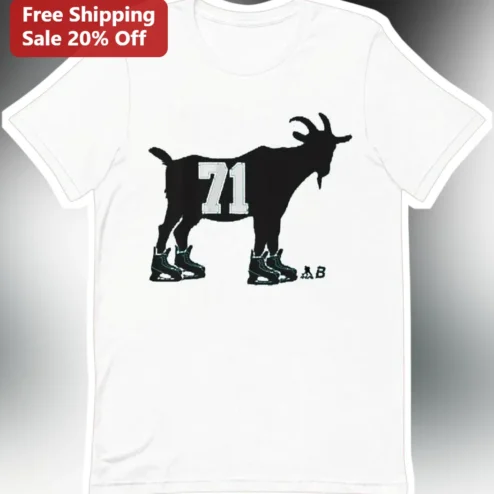 Goat 71 T-Shirt Design Macklin Celebrini Fan Art Tee