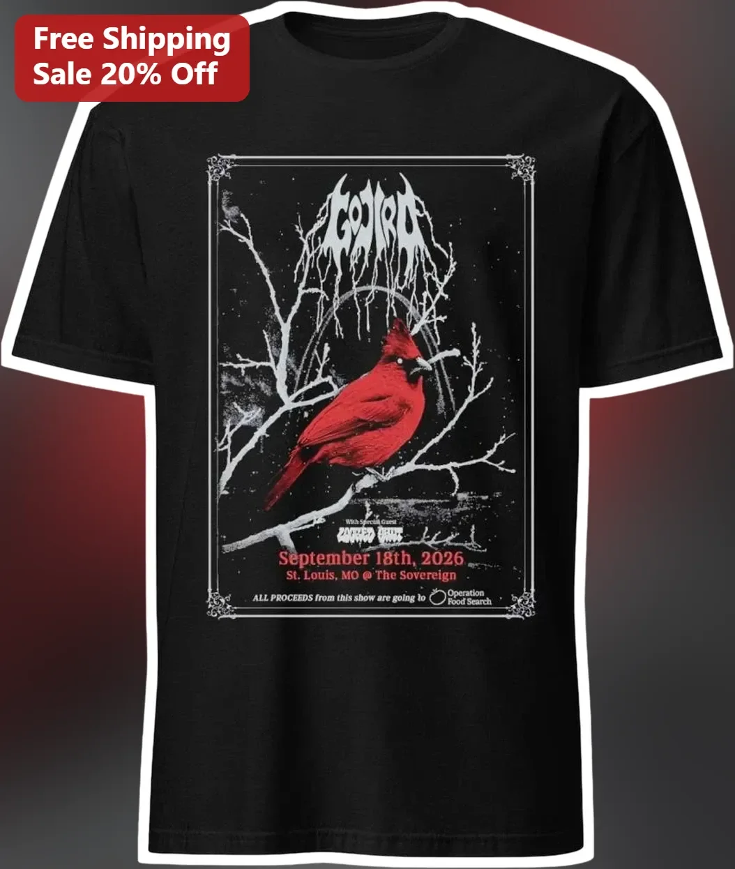 Gojira Tee Band Merch Graphic T-Shirt For Metal Fans Progressive Death Metal Shirt