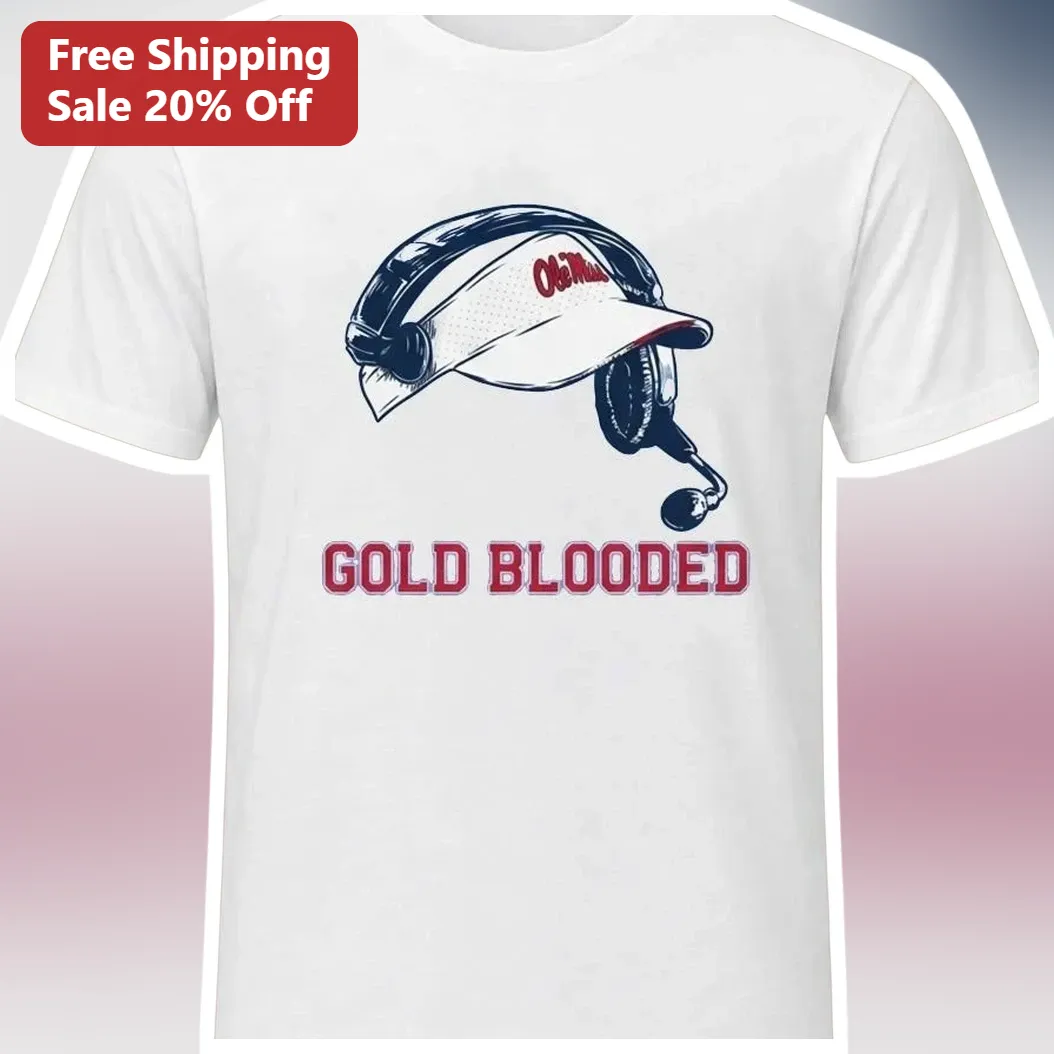Gold Blooded Football Coach Graphic Tee for Men