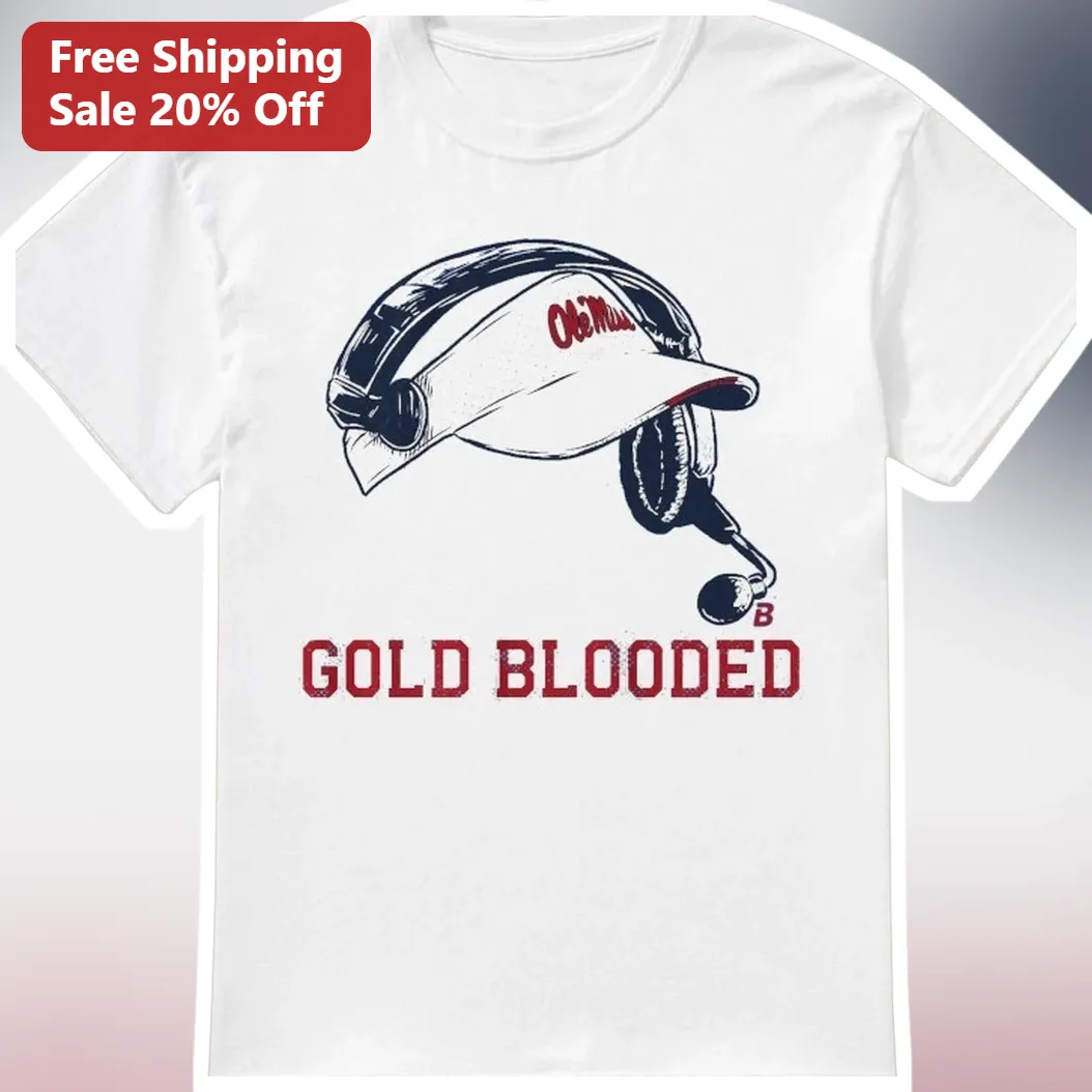Gold Blooded Ole Miss Rebels Vintage Coach Graphic Tee
