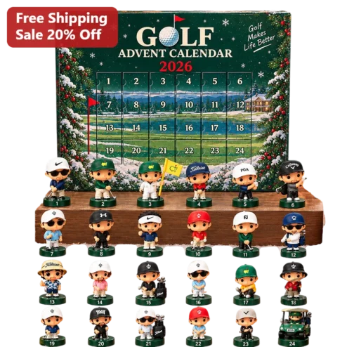 Golf Advent Calendar Golf Makes Life Better Collectible Golfer Figures Holiday Countdown Gift for Men