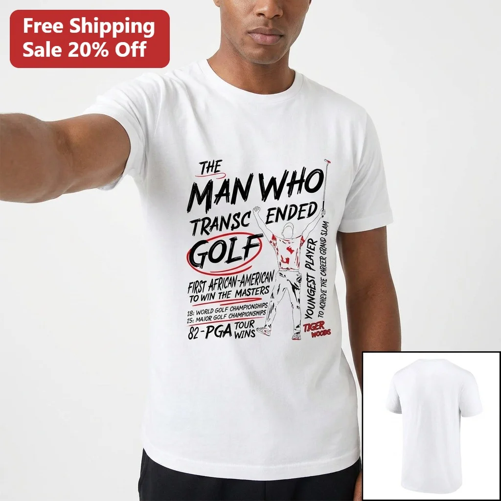 Golf History Legend Tribute Tee First African American Masters Winner Career Grand Slam Graphic Shirt
