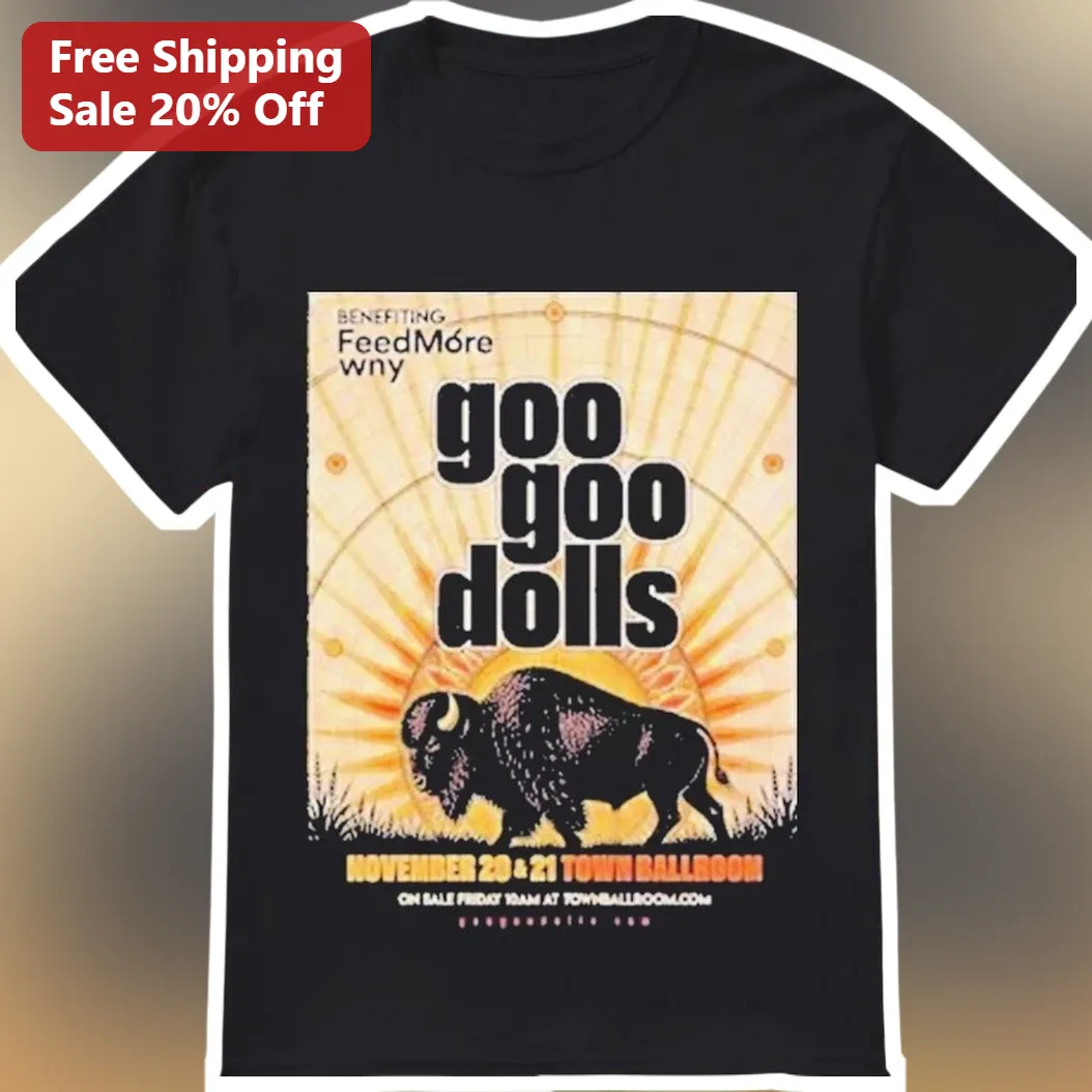 Goo Goo Dolls Vintage Rock Band Tee Retro Concert Poster Graphic Shirt for Music Fans