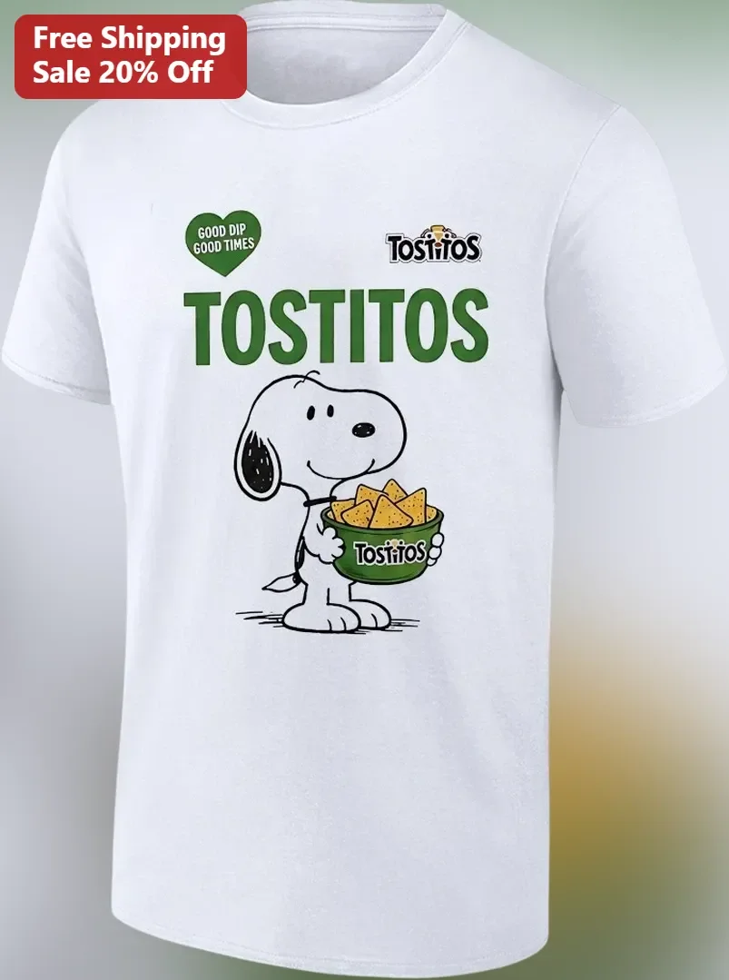 Good Dip Good Times Tostitos Snoopy Graphic Tee