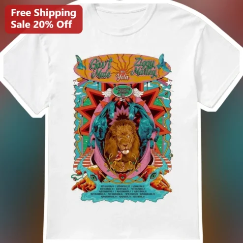 Gov't Mule and Ziggy Marley Yola Dreaming in the Dream Tour Graphic Tee