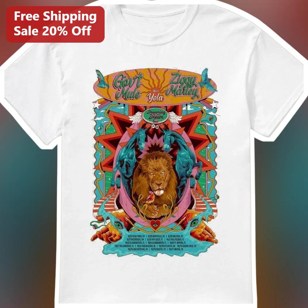 Gov't Mule and Ziggy Marley Yola Dreaming in the Dream Tour Graphic Tee